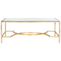 Table basse dorée - 48Lx23Px18H