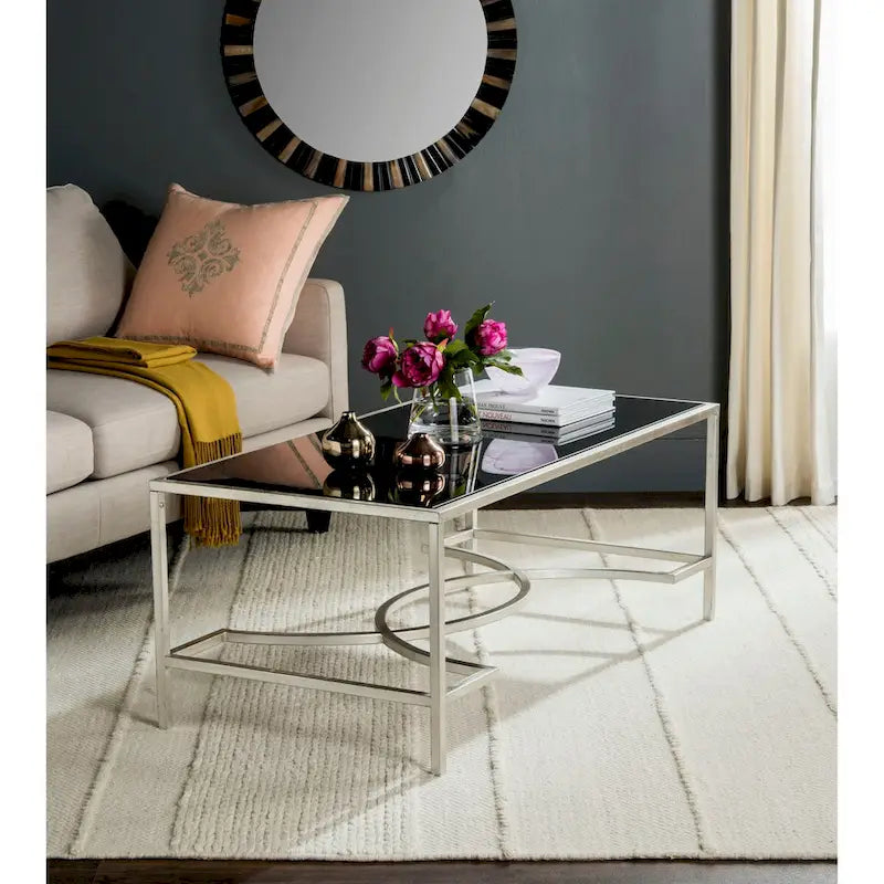 Table basse dorée - 48Lx23Px18H