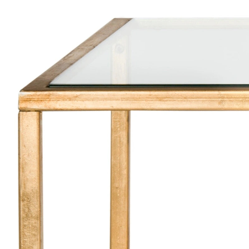 Table basse dorée - 48Lx23Px18H