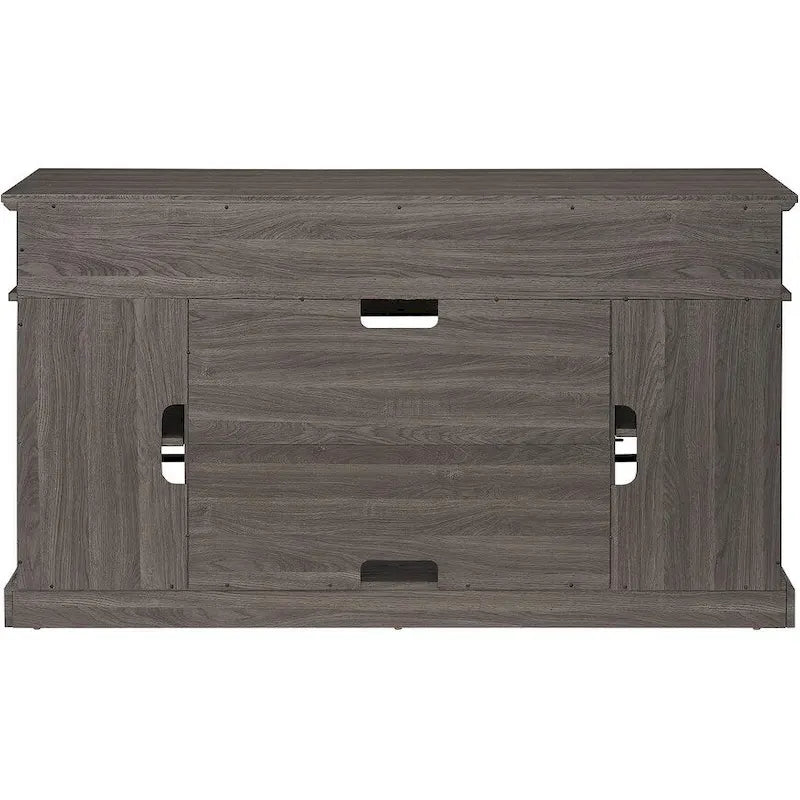 Meuble TV classique, console de divertissement moderne, jusqu'à 65 pouces, espaces de rangement ouverts et fermés