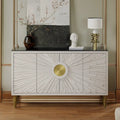 Modern 62.99 Sideboard Decorative Cabinet with Storage Shelves