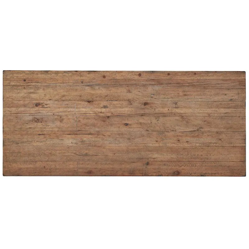Table de salle à manger rectangulaire en bois recyclé