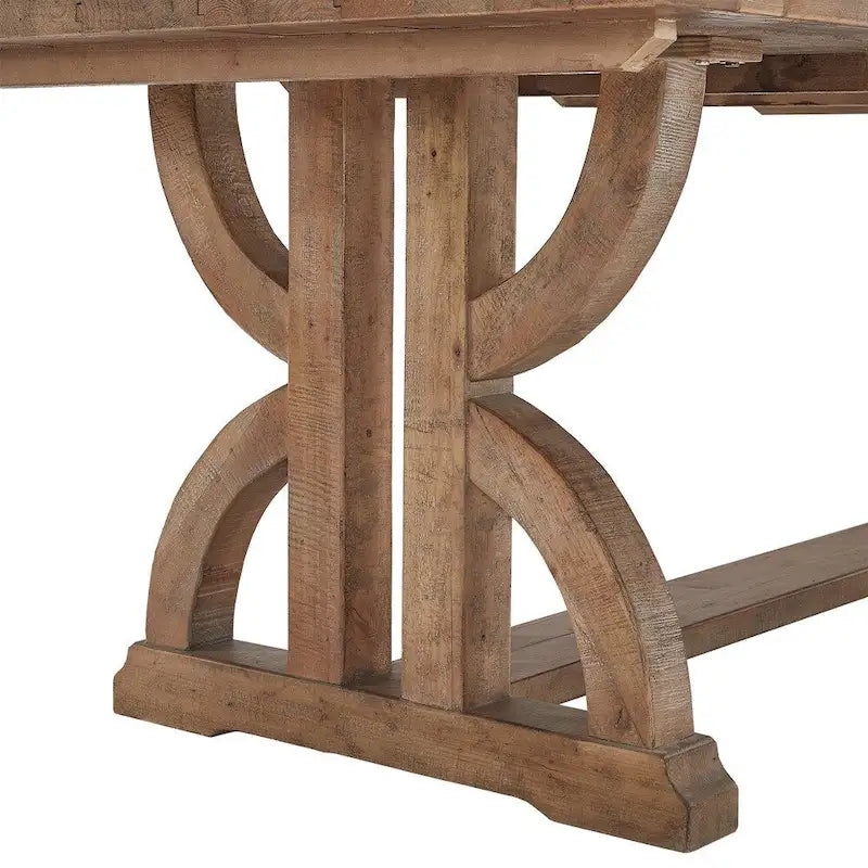 Table de salle à manger rectangulaire en bois recyclé